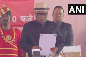 yogendra prasad take oath