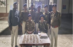 Police recovered hundreds of cartridges