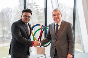 Jay Shah and Thomas Bach