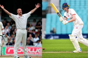 Andrew Flintoff and Rocky Flintoff