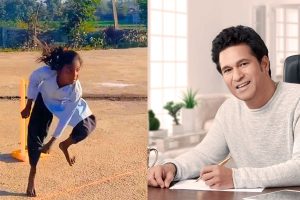 Sushila Meena and Sachin Tendulkar