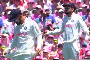 Virat Kohli ‘Sandpapergate’ Gesture towards Australian Crowd