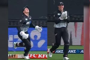 Mitchell Hay took catch over boundry rope