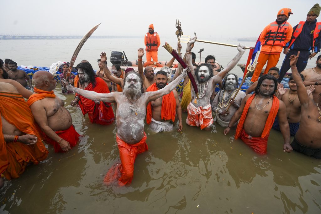 After Kumbh Stampede Amrit Bath Of Akharas Started