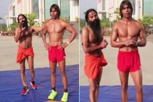 Baba Ramdev and Raja Yadav Viral Video.jpg