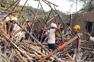 Chhattisgarh building centring frame collapsed