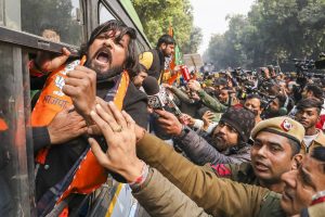 Delhi BJP Protest