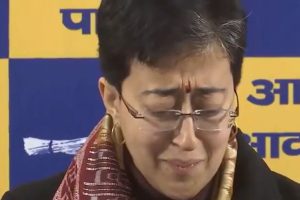 Delhi CM Atishi Breaks Down