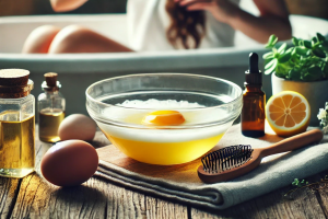 egg hair mask without smell