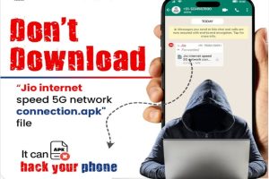 Jio internet speed 5G network connection.apk Alert