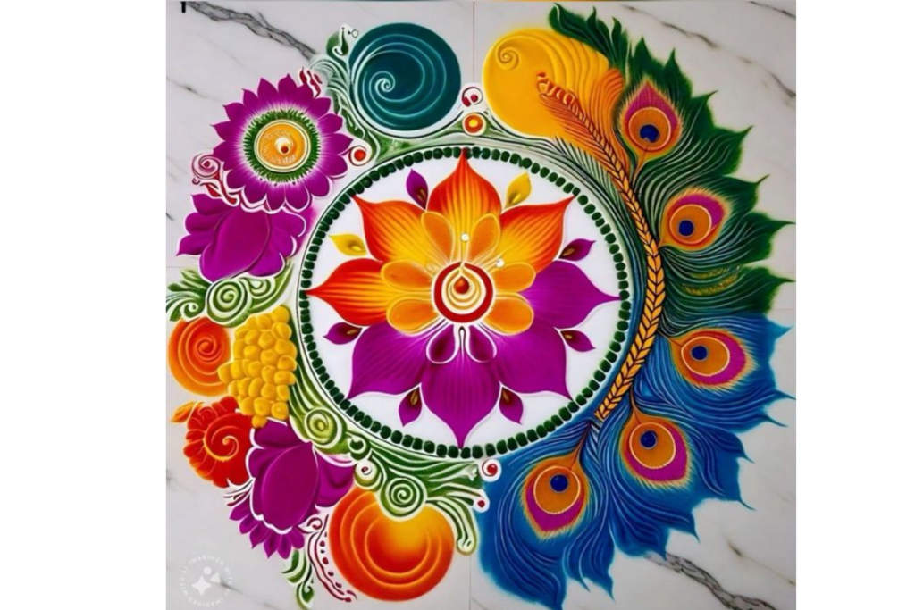 Makar Sankranti Rangoli 4