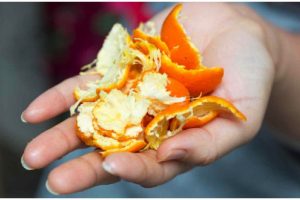 Orange Peel for Nail Whitening