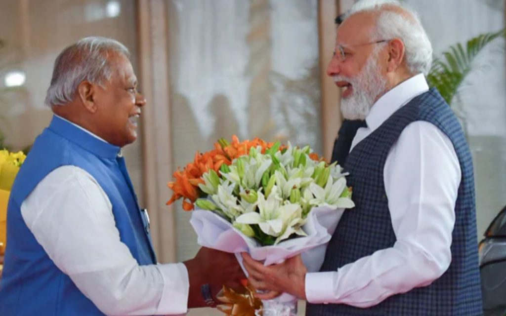 PM Modi and Jitan Ram Manjhi