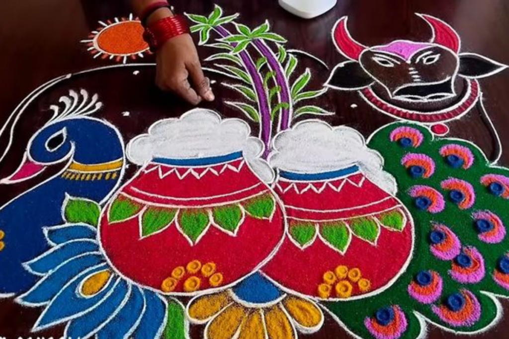 Pongal Rangoli 7