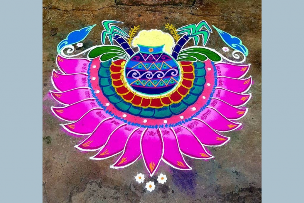 Pongal Rangoli 9