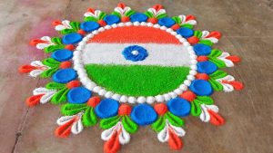 Republic Day Rangoli Design