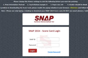 SNAP Result 2024 Declared