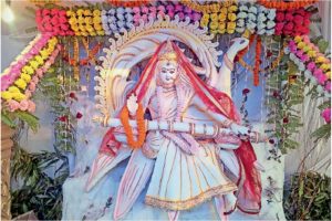 Saraswati Puja Mandap Decoration