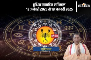 Scorpio Weekly Horoscope 12 January 2025 to 18 January 2025 in Hindi