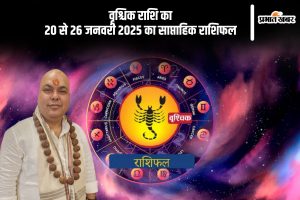 Scorpio Weekly Horoscope 20 to 26 January 2025 in Hindi