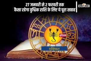 Scorpio Weekly Horoscope 27 January to 2 February 2025 in Hindi