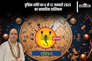 Scorpio Weekly Horoscope 6 to 12 January 2025 in Hindi