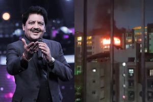 Udit Narayan residential building catches fire