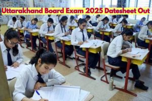 Uttarakhand Board Exam 2025 Time Table