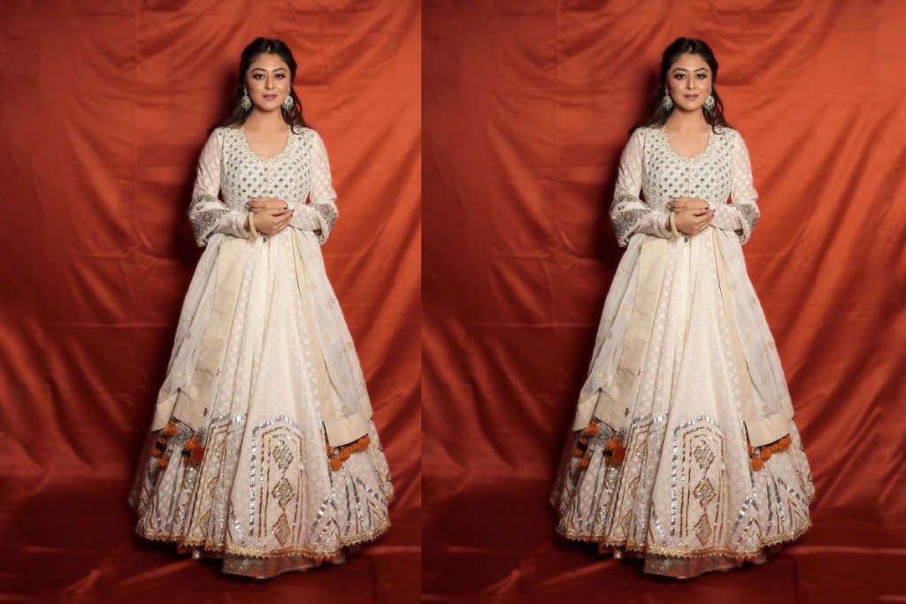 White Anarkali Suits Design 4