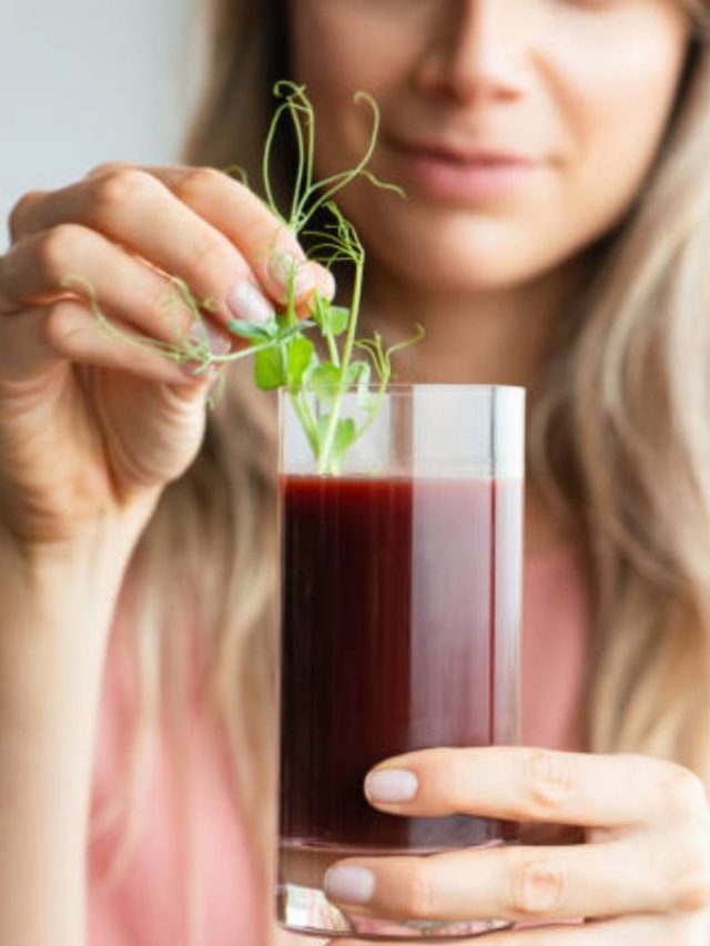 Cropped Beetroot Juice Poster