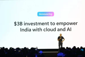 Microsoft invest 3 Billion USD in India AI Cloud services