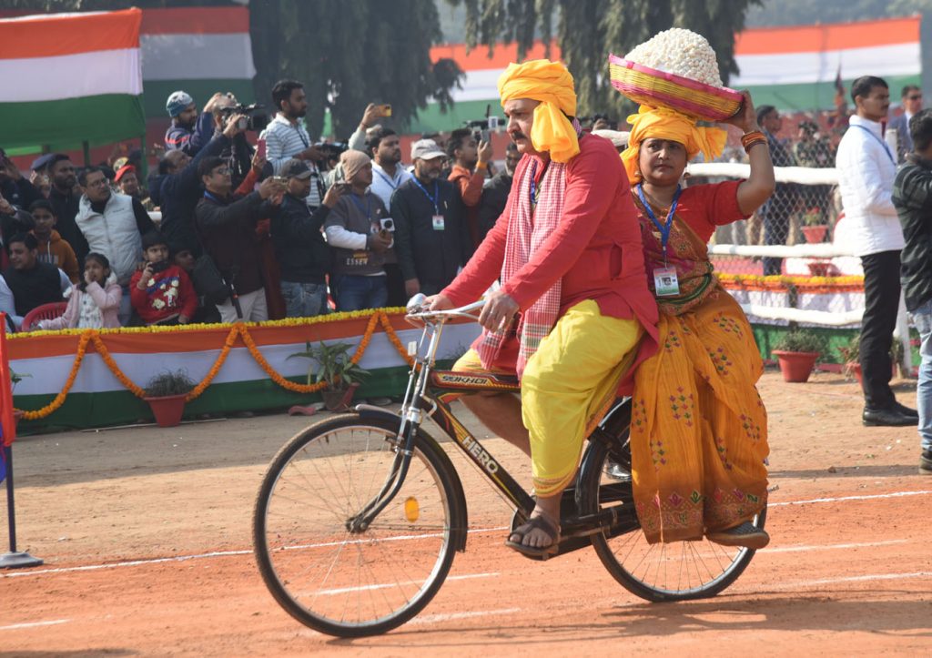 tableau display during Republic Day functions at Gandhi Maidan 2