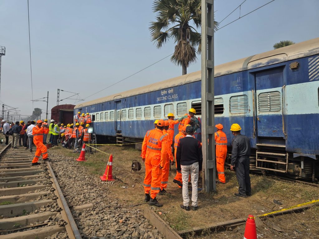 train accident mock drill 1