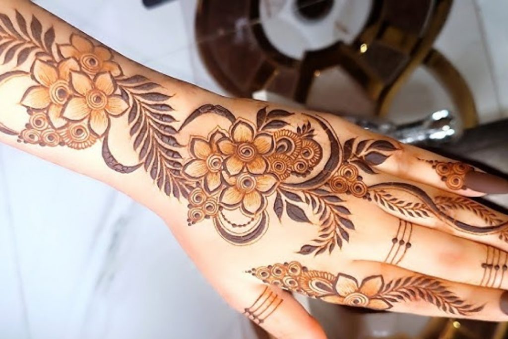 Floral Mehndi Design