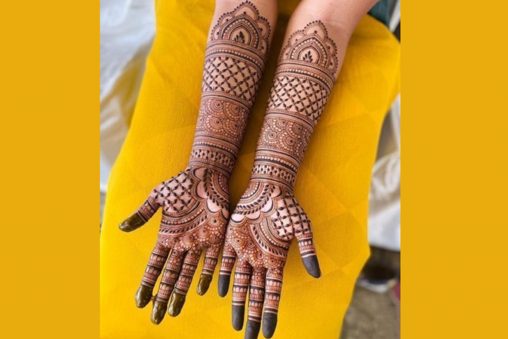 Full Hand Mehndi Design 1