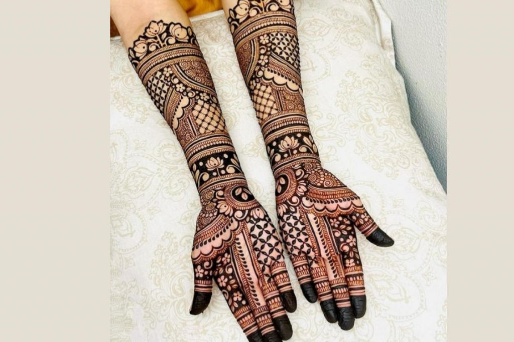 Full Hand Mehndi Design 3