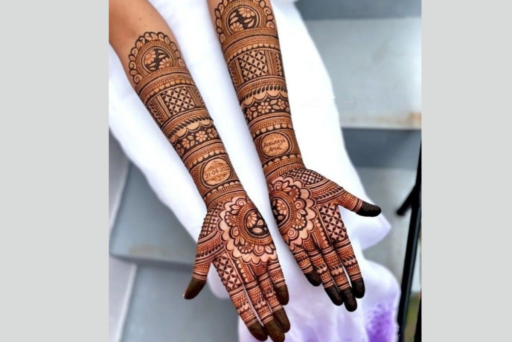 Full Hand Mehndi Design 4