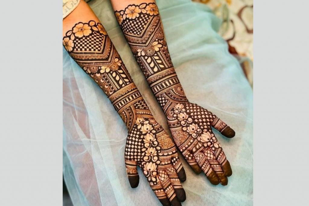 Full Hand Mehndi Design 5