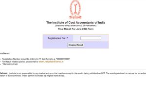 ICMAI CMA Result Out