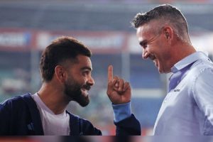 Virat Kohli and Kevin Pieterson