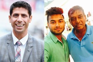 Ashish Nehra, Rishabh Pant and Tarak Sinha