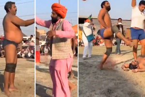 Hanuman Garhi Priest defeats Punjab Wrestler