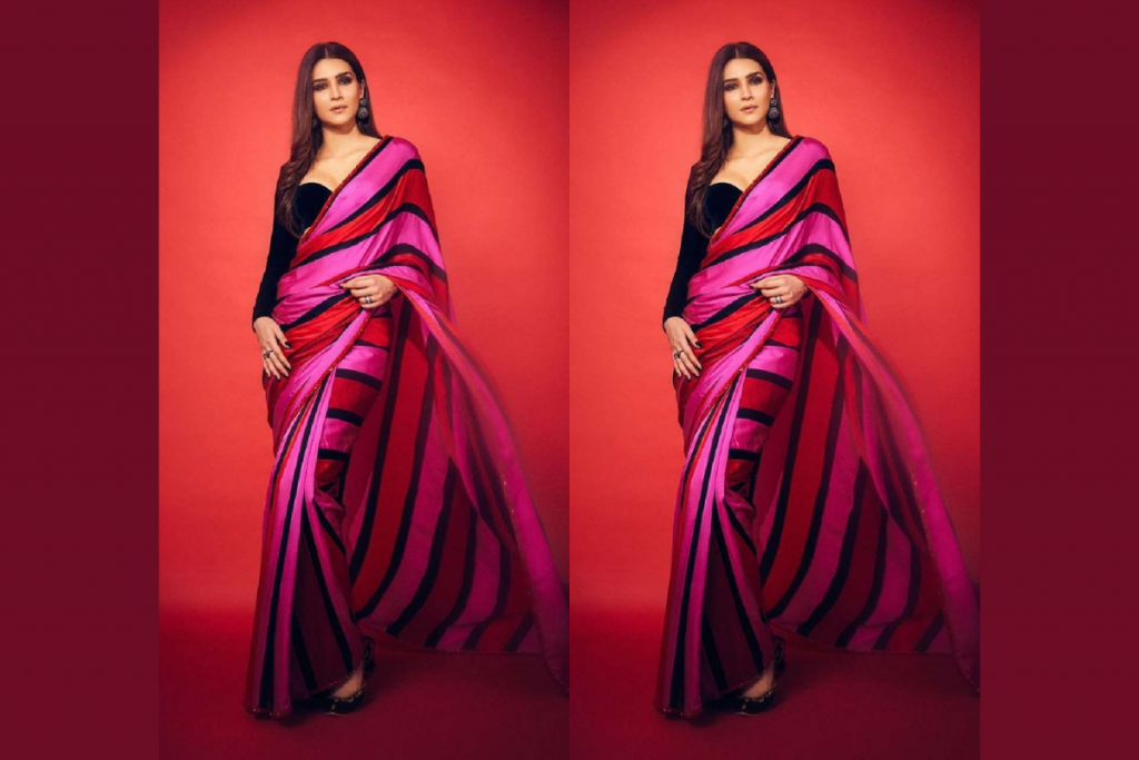 Kriti Sanon Inspired Party Wear Saree 2