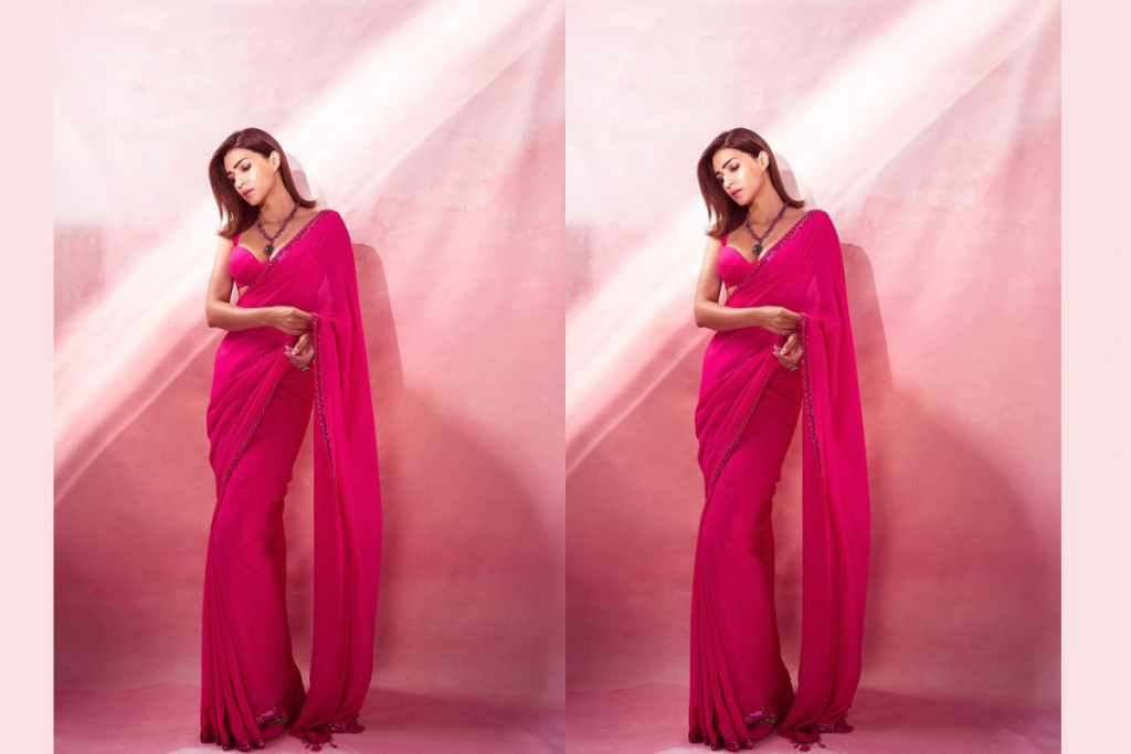 Kriti Sanon Inspired Party Wear Saree 4