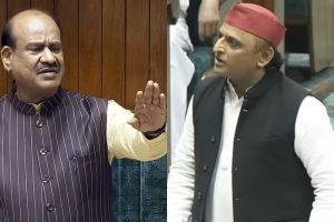 Om Birla scolded Akhilesh Yadav