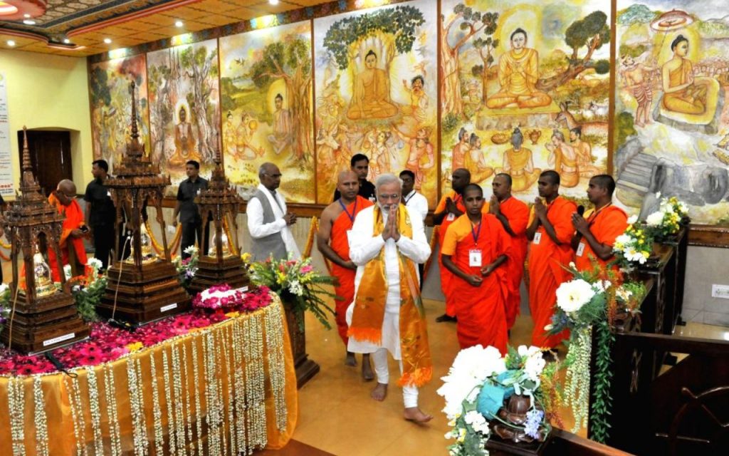 PM Modi in Bodhgaya