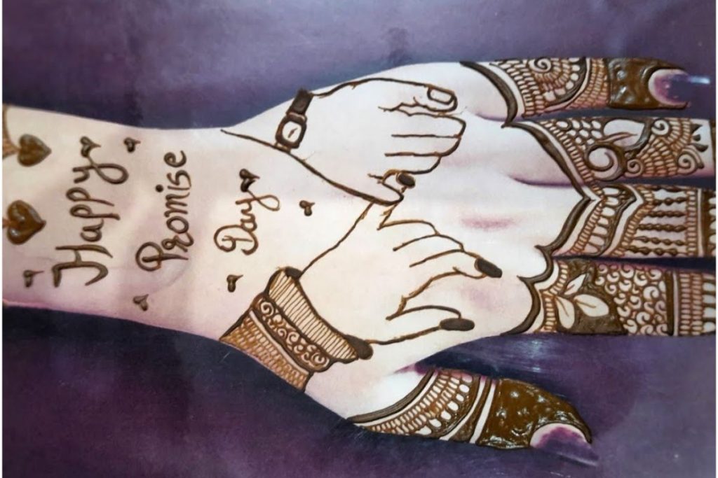 Promise Day Special Mehndi Design 111111 1