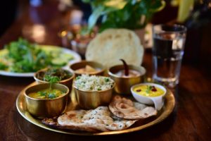 Veg and non-veg thali prices