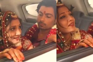 Video viral of bride crying at time of farewell