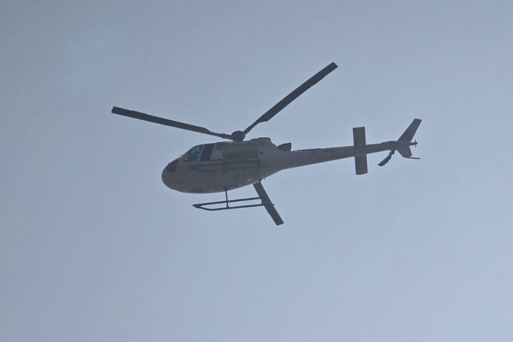 Chitahi Dham Kalash Yatra Helicopter